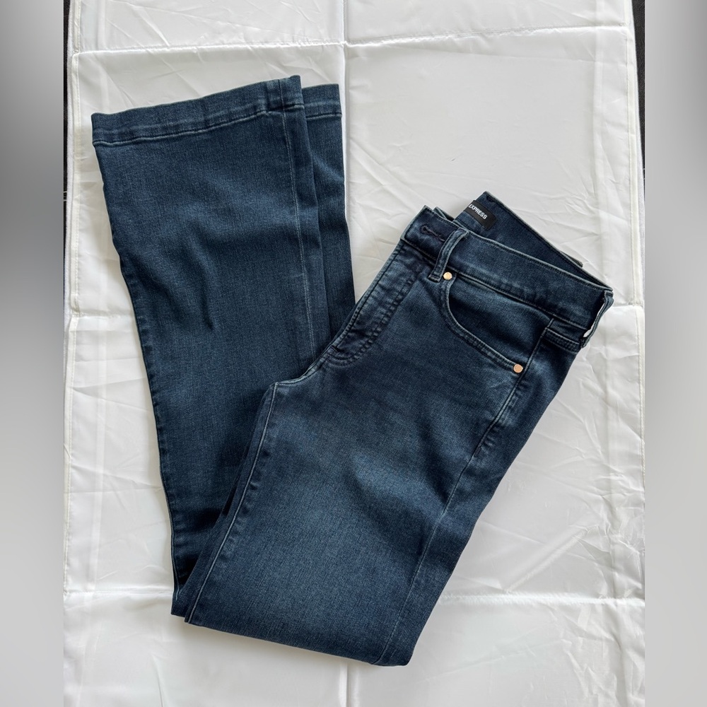 Express Dark Blue Women's Boot Cut Jeans